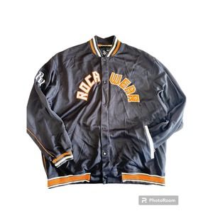 Vintage Rocawear track jacket black and orange
